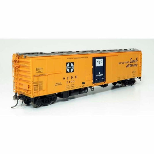 Rapido HO Scale Santa Fe RR-56 Mechanical Reefer El Capitan Slogan (4) - 156005