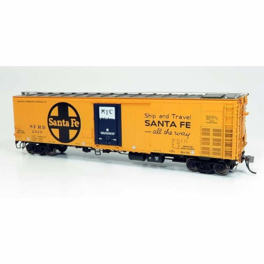 Rapido HO Santa Fe RR56 Mechanical Reefer Santa Fe All The Way Slogan (4) - 156006