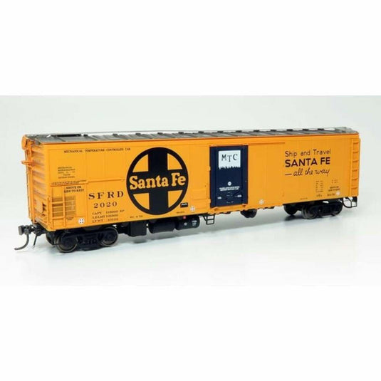 Rapido HO Santa Fe RR56 Mechanical Reefer Santa Fe All The Way Slogan (4) - 156006