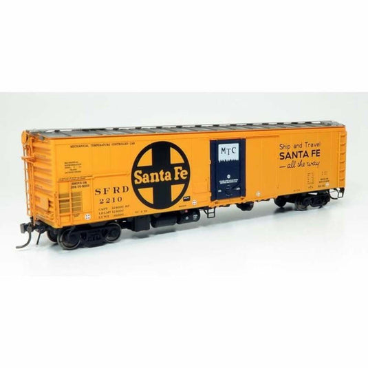 Rapido HO Santa Fe RR60 Mechanical Reefer Santa Fe All The Way Slogan (4) - 156008