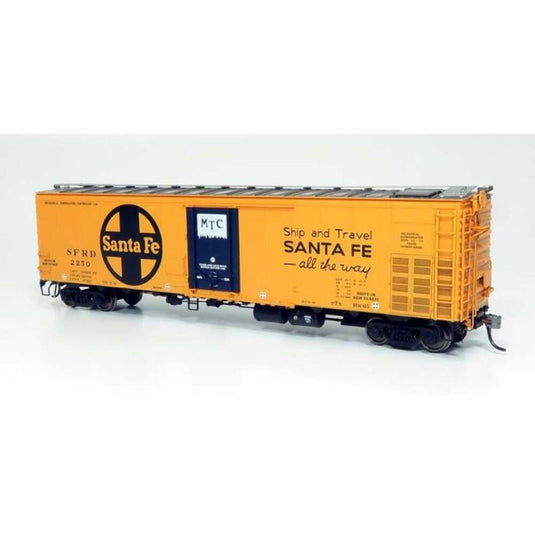 Rapido HO Santa Fe RR61 Mechanical Reefer Santa Fe All The Way Slogan (4) - 156010