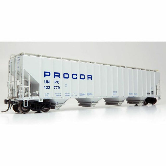 Rapido HO Scale UNPX Procor 5820 Covered Hopper (6 Pack) - 157002