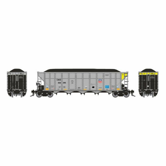 Rapido HO Scale UP/CMO AutoFlood III Coal Hopper 6 Pack #2 - 169022