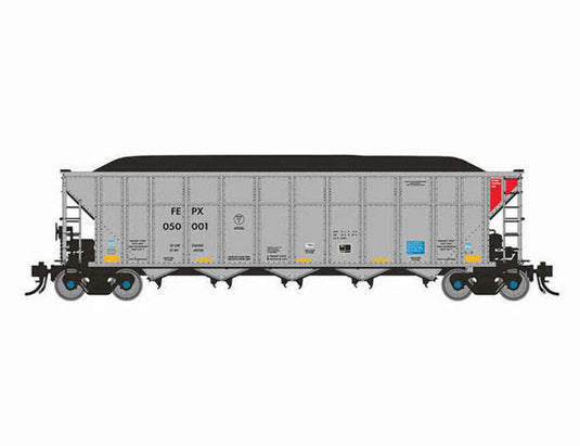 Rapido HO Scale FEPX AutoFlood III RD Coal Hopper (Pack of 6) - 169035