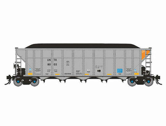 Rapido HO Scale LNTX AutoFlood III RD Coal Hoppers (Pack of 6) 