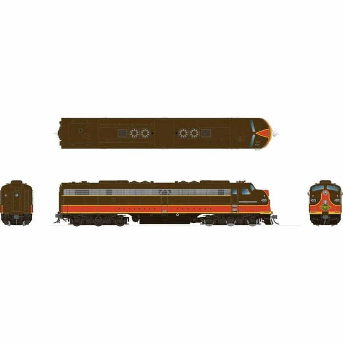 Rapido HO Illinois Central EMD E8A (DC/DCC/Sound) Diesel Locomotive 