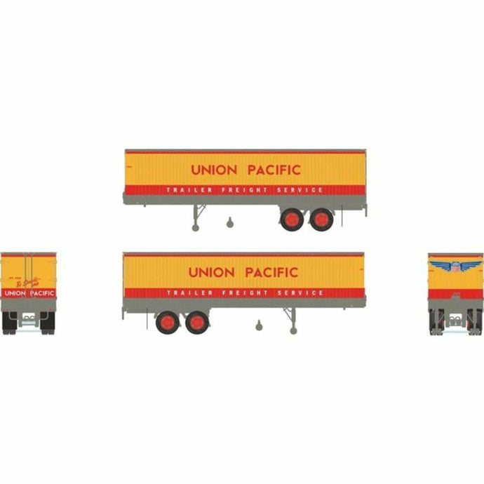 Rapido HO Scale Union Pacific 35' Fruehauf Integral-Post Volume Van 25217 - 403017