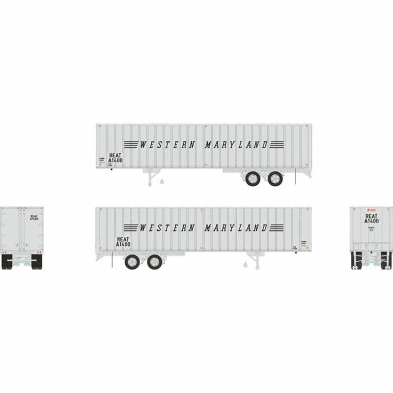 Load image into Gallery viewer, Rapido HO Western Maryland 40&#39; Fruehauf Exterior-Post Volume Van A1400 - 403034
