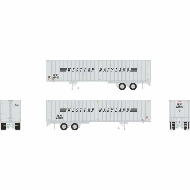 Load image into Gallery viewer, Rapido HO Western Maryland 40&#39; Fruehauf Exterior-Post Volume Van A1401 - 403035
