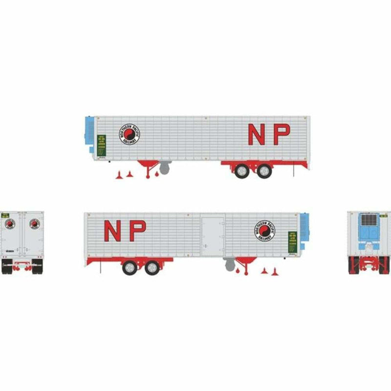 Load image into Gallery viewer, Rapido HO Northern Pacific 40&#39; Fruehauf Fluted Side Volume Van #50-396 - 403048
