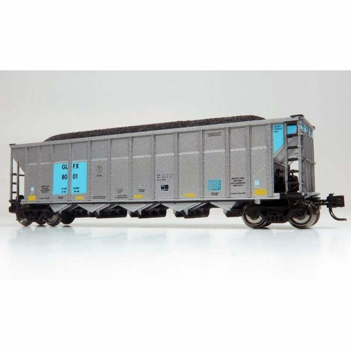Rapido N Scale GLFX AutoFlood III RD Coal Hopper 6-Pack 