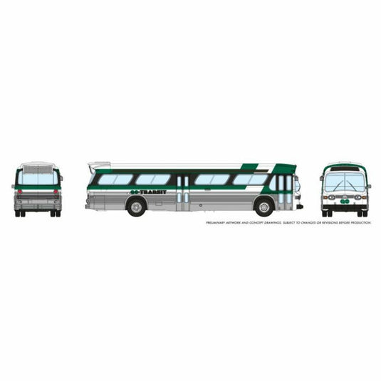 Rapido N Scale GO Transit New Look Bus - 573002