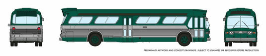 Rapido N Scale New York New Look Bus Green - 573004