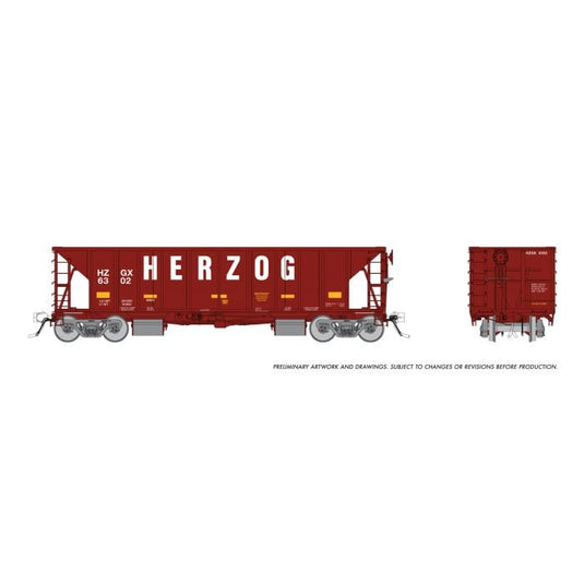 Rapido HO Herzog NSC Ballast Car 6 Pack - 158020 - Fusion Scale Hobbies