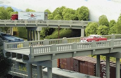 Rix Products 151 N Scale 1930s Highway Overpass 50' Deck Only