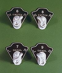 Rix Products 61 HO Scale Scale CTC Knob Set Kit pkg(2)