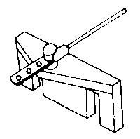 Rix Products 6 All Scale Pivoting Turnout Linkage For Underneath Layout Control