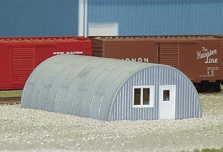 Rix Products 710 N Scale Quonset Hut Kit - Scale 24 x 37 x 12