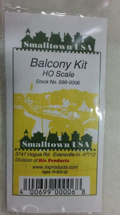 Smalltown USA HO Scale Balcony Kit