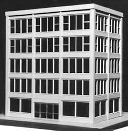 Smalltown USA HO Scale Vicky's 5 Story Bldg