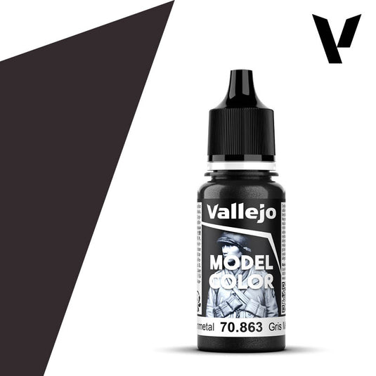 Vallejo  Gunmetal Model Color 17ml