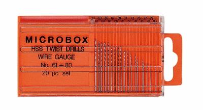 Zona 37150 20-Piece High-Speed Steel Twist Drill Set Nos. 61 to 80