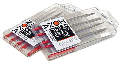 Zona 37352 Diamond File 5-Piece Set w/Case Fine Point Needle