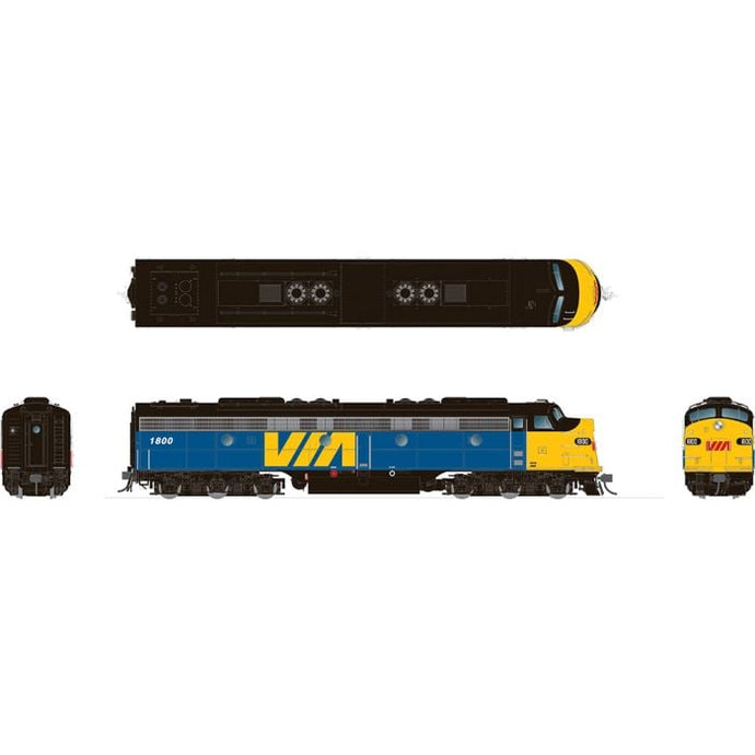 Rapido HO Scale Via Rail EMD E8a #1800