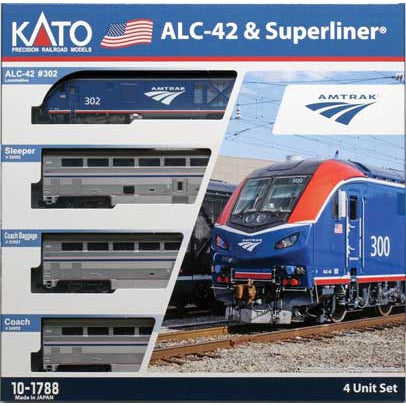 Kato N Scale Amtrak ALC-42 & Superliner Phase VI 4-unit 