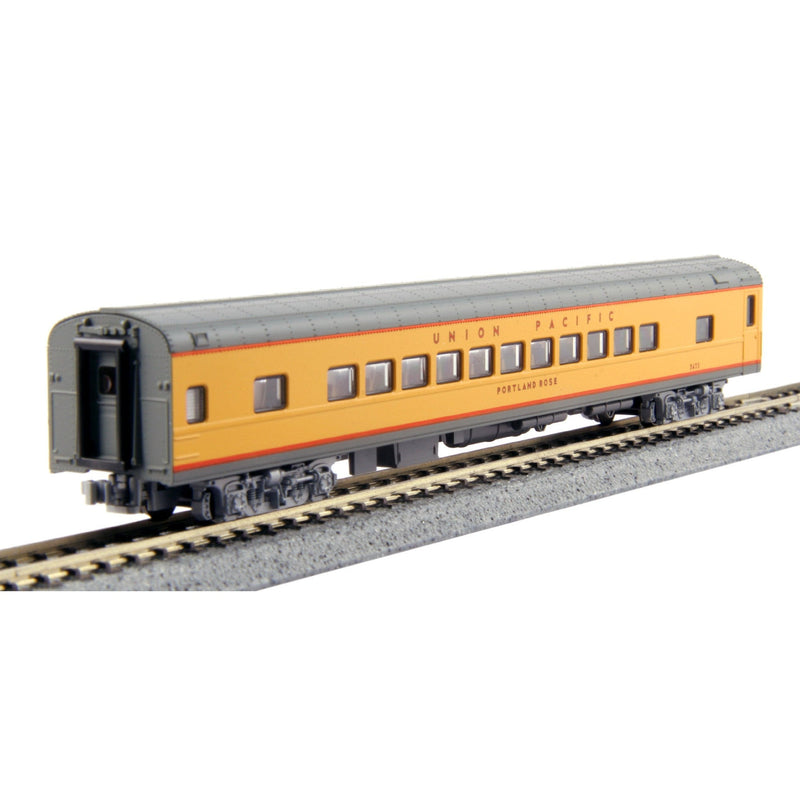 Load image into Gallery viewer, Kato N Scale Union Pacific UP Excursion Train 7-Car Set With Lights
