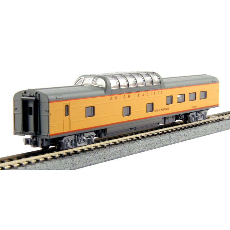 Load image into Gallery viewer, Kato N Scale Union Pacific UP Excursion Train 7-Car Set With Lights
