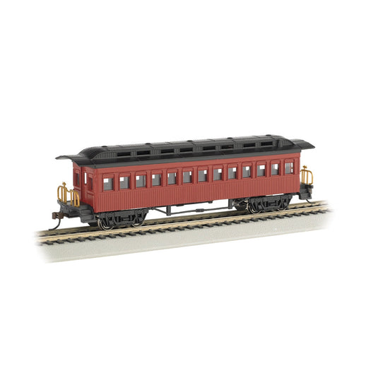 Bachmann HO 1880's Coach Unlttrd/red