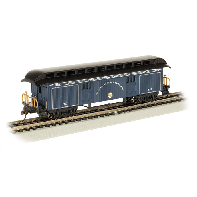 Bachmann HO Old-Time Baggage Car B&O Royal Blue