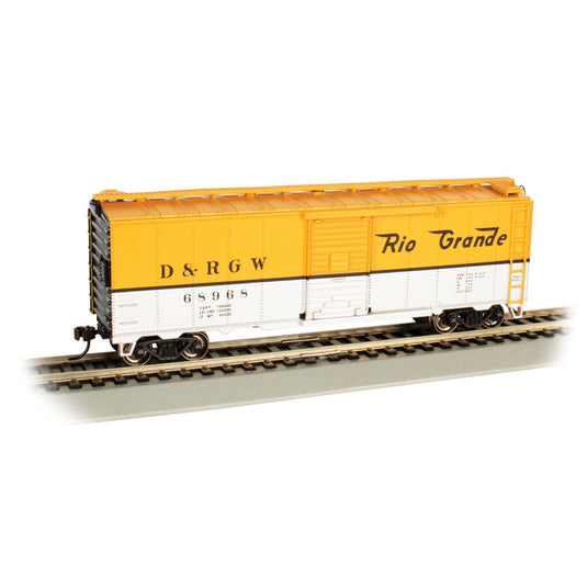 Bachmann HO 40' PS-1 Boxcar D&RGW #68968yel&sil