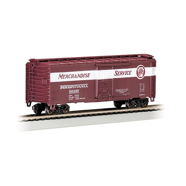 Bachmann HO 40' PS-1 Boxcar PRR #92496 - Merchandise Service