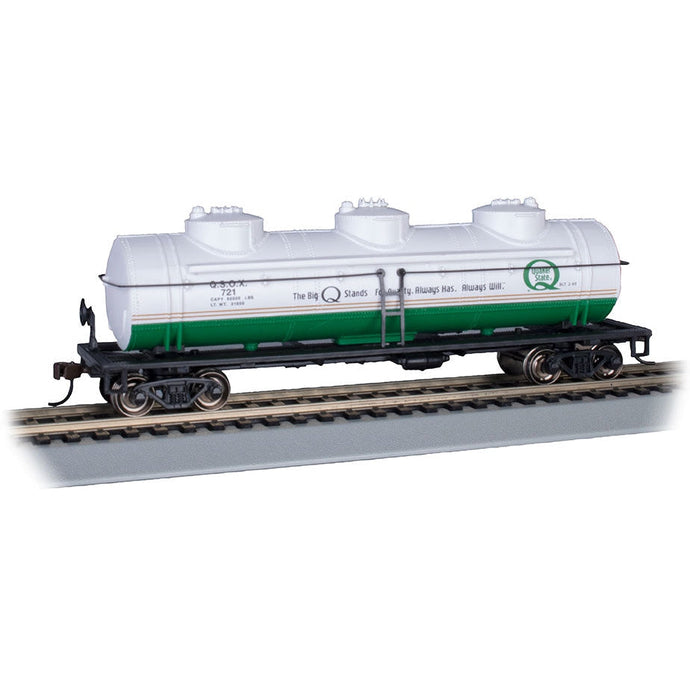 Bachmann HO 40' Triple Dome Tank Car Quaker State #721