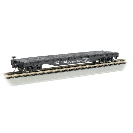 Bachmann HO 52' Flatcar N&W