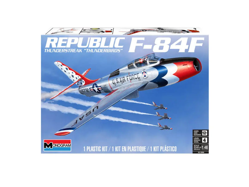 Load image into Gallery viewer, Revell 1:48 F84F Republic Thunderstreak Thunderbirds US Airforce Model Kit
