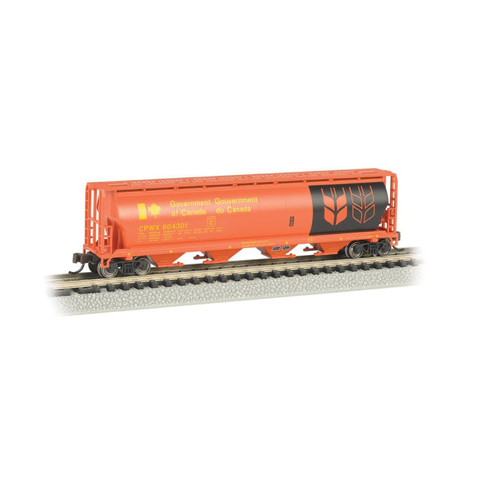 Bachmann N 4-Bay Cyl.Hopper Gov't of Canada/red