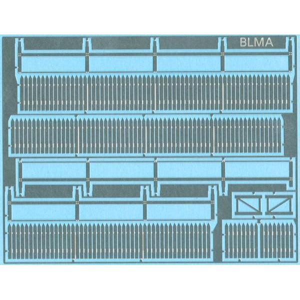 BLMA HO Scale Picket Fence Kit 70'