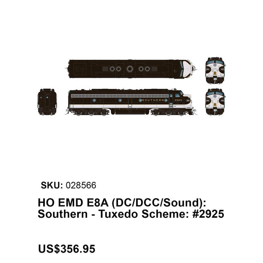 Rapido HO Scale Southern E8a Snd