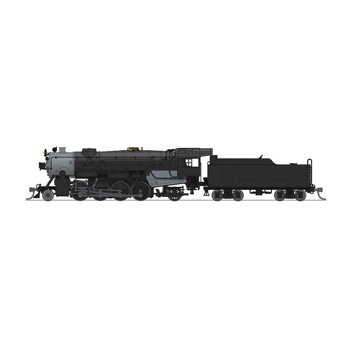 Broadway Limited N P4 USRA Hvy.Mikado Steam Loco Unlttrd./DC/DCC