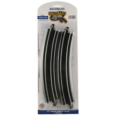 Bachmann HO EZ Track Steel 18''R/4cd