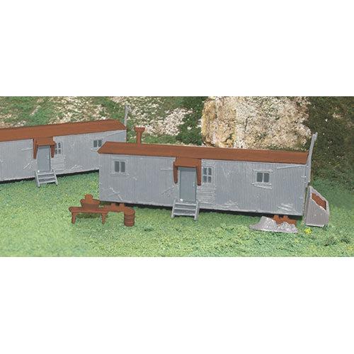 Bachmann HO Scale Railroad Work Sheds 2 Pack