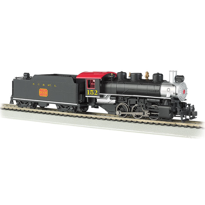 Bachmann HO 0-6-0 Steam Loco w/Tender NC&StL #152 w/Smoke