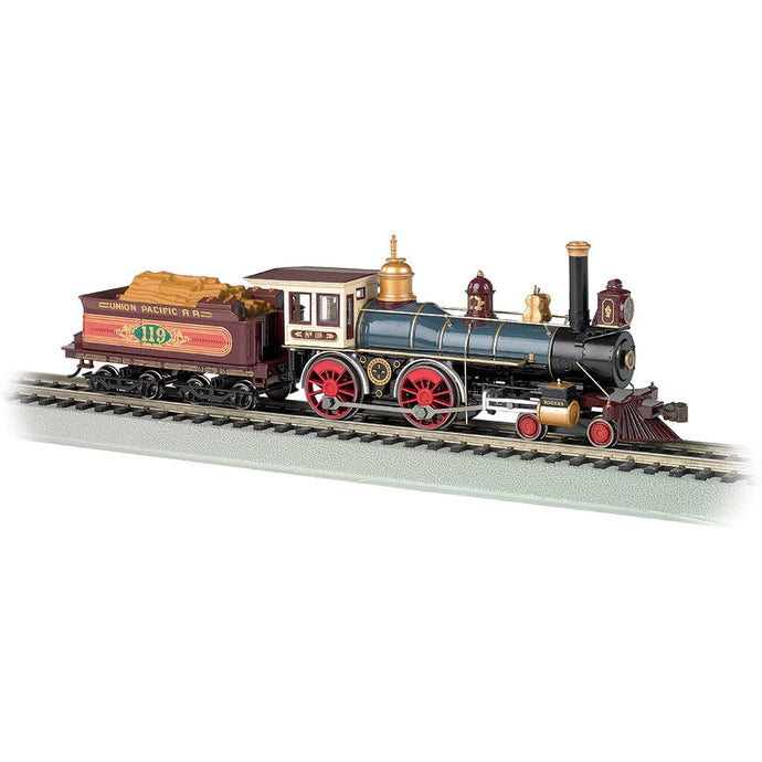 Bachmann HO 4-4-0 American Steam Loco UP #119 w/Wood Load/DCC Ready