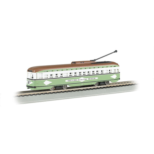 Bachmann HO PCC Streetcar w/Sparking Pole San Diego/DCC Sound