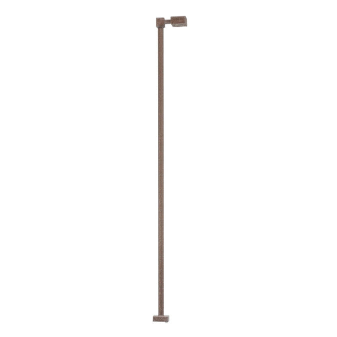 Atlas HO Scale Single Arm Square Light Bronze 30ft Warm LED (3-pack)