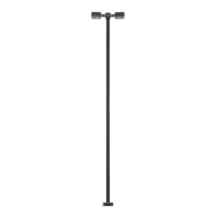 Atlas HO Scale Double Arm Square Light Black 30ft Warm LED (3-pack)