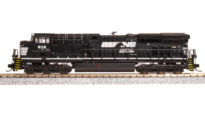 Broadway Limited N Scale ES44AC Diesel NS #8140/blk&wht DC/DCC Sound
